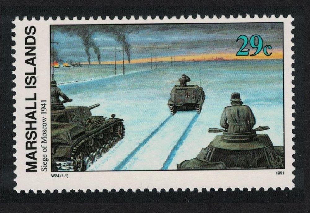SALE Marshall Is. Siege of Moscow 1941 WWII 1991 MNH SG#373 - Foto 1 di 1