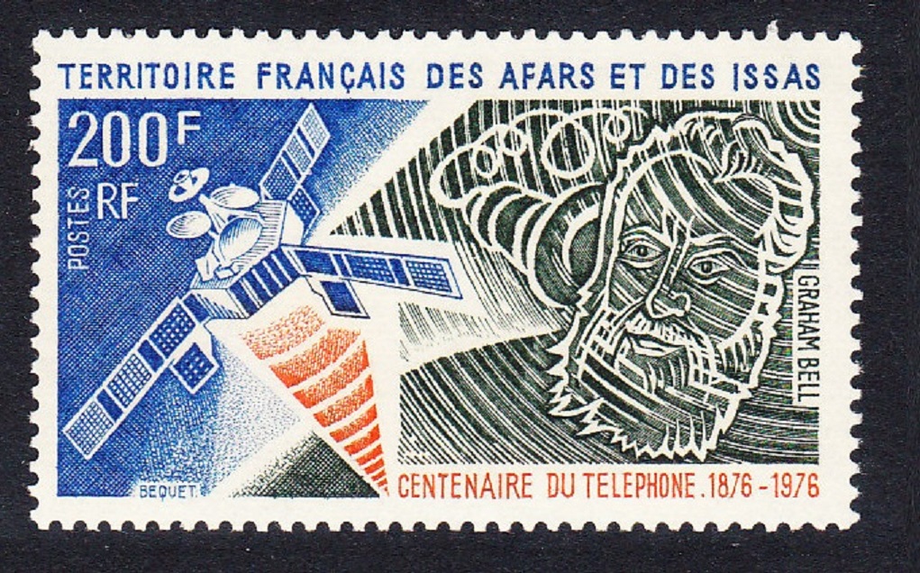 Afar and Issa Space Telephone Centenary 1976 MNH SG#665 MI#144 Sc#422