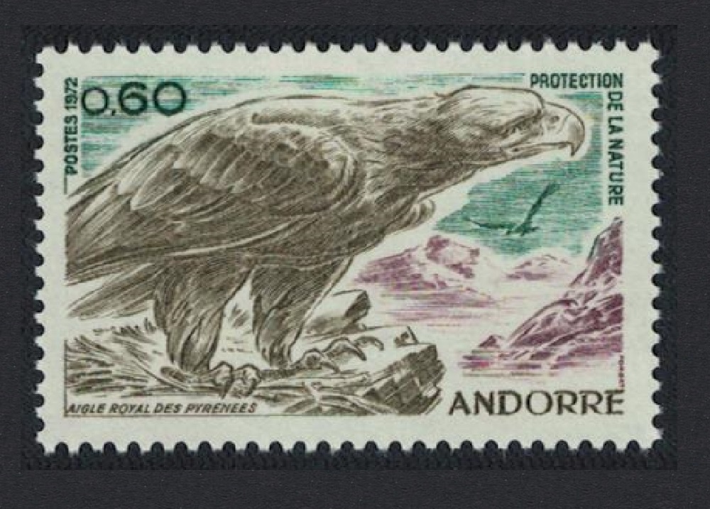 Andorra French Golden Eagle Bird 1972 MNH SG#F238 MI#240