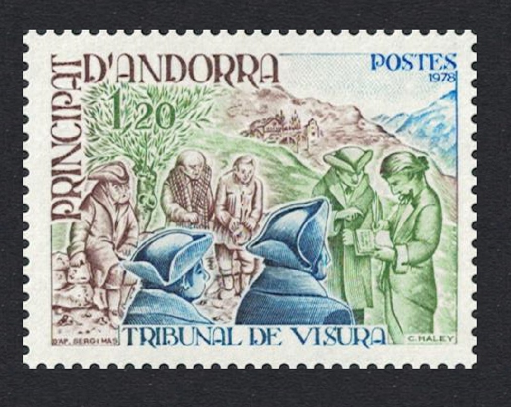 Andorra French Tribunal of Visura 1978 MNH SG#F291 MI#293