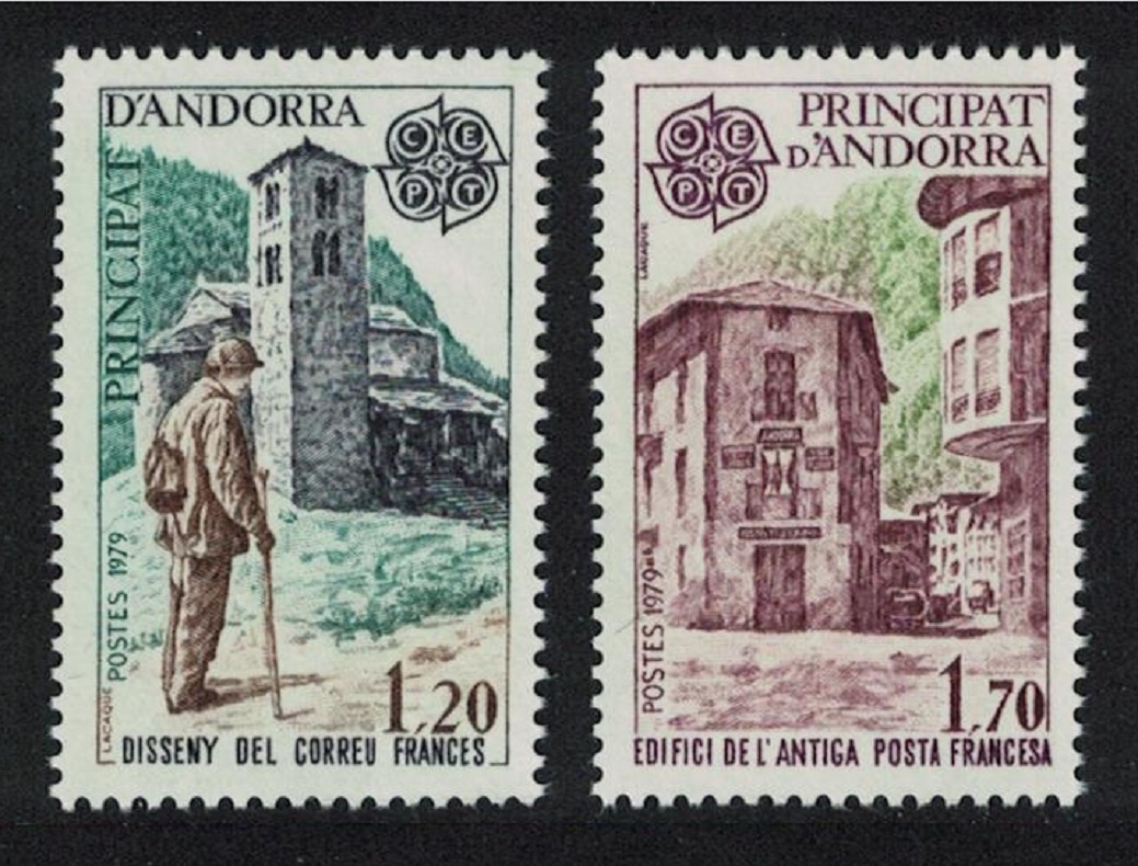 Andorra French Post and Telecommunications Europa CEPT 2v 1979 MNH SG#F295-F296