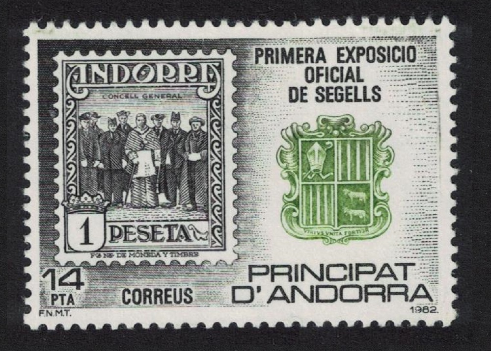 Andorra Spanish National Stamp Exhibition 1982 MNH SG#158