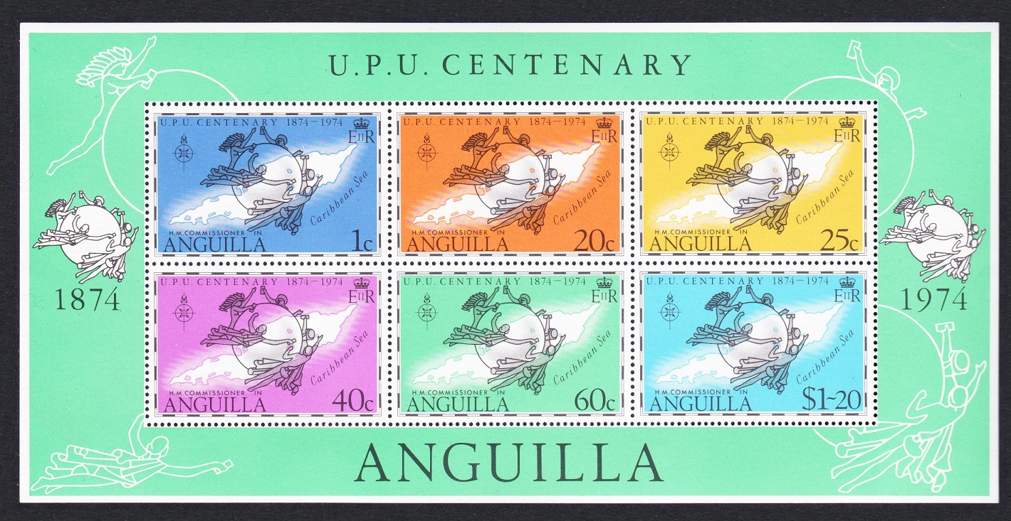 Anguilla UPU MS 1974 MNH SG#MS194 Sc#204a