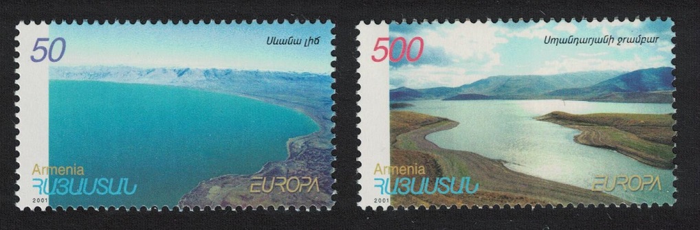 Armenia Europa Water Resources Lakes 2v 2001 MNH SG#480-481