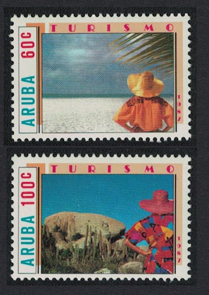 Aruba Tourism 2v 1987 MNH SG#36-37