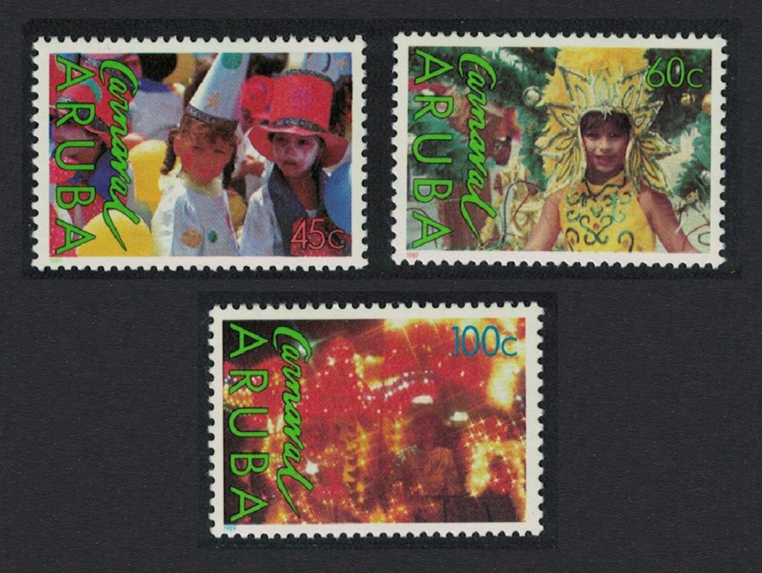 Aruba Carnival 3v 1989 MNH SG#58-60