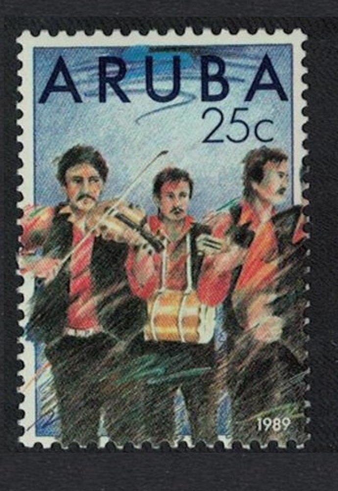 Aruba New Year Dande Musicians Violin Tambour 1989 MNH SG#71