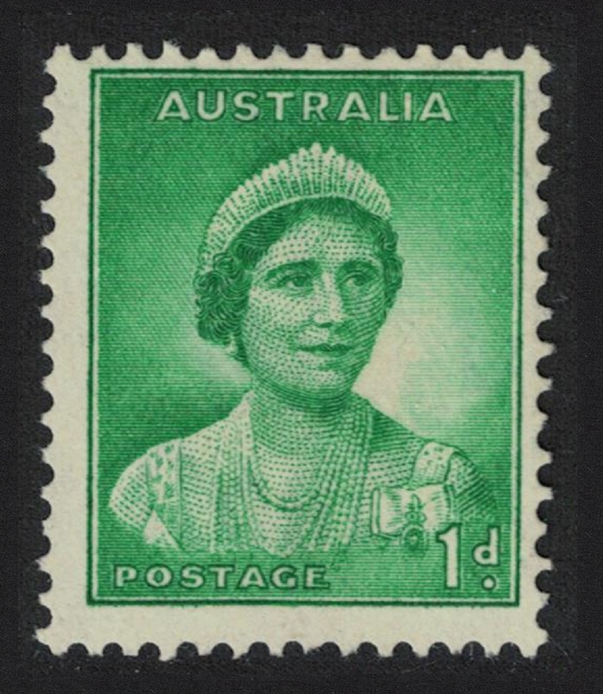 Australia Queen Elizabeth 1d Perf 14*13½ 1937 MNH SG#165