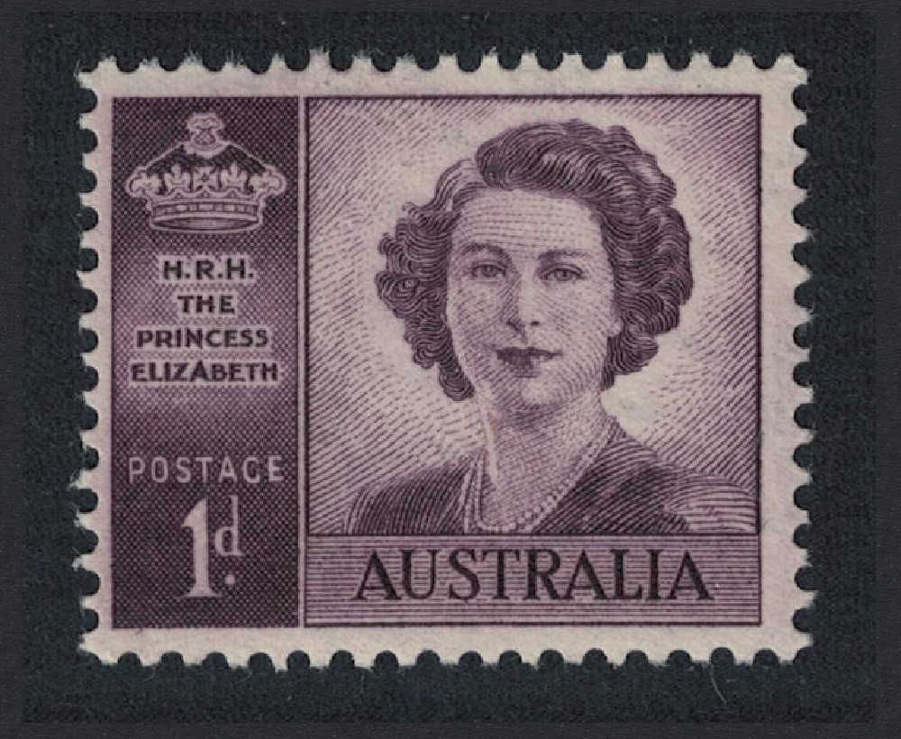 Australia Wedding of Princess Elizabeth Watermark unchecked 1947 MNH SG#222