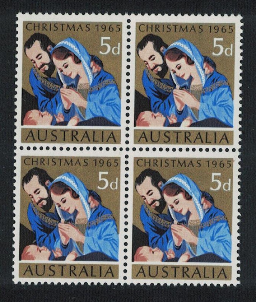 Australia Christmas Block of 4 1965 MNH SG#381