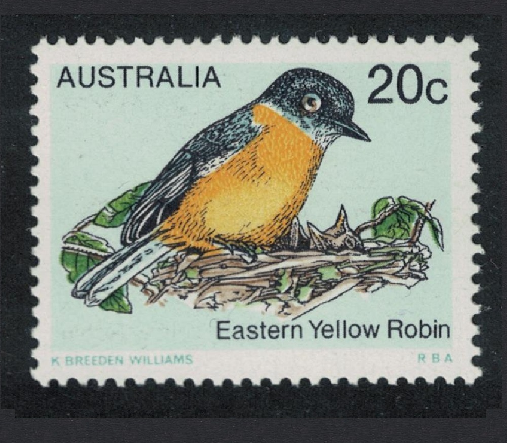 Australia Eastern Yellow Robin Bird 20c 1979 MNH SG#674