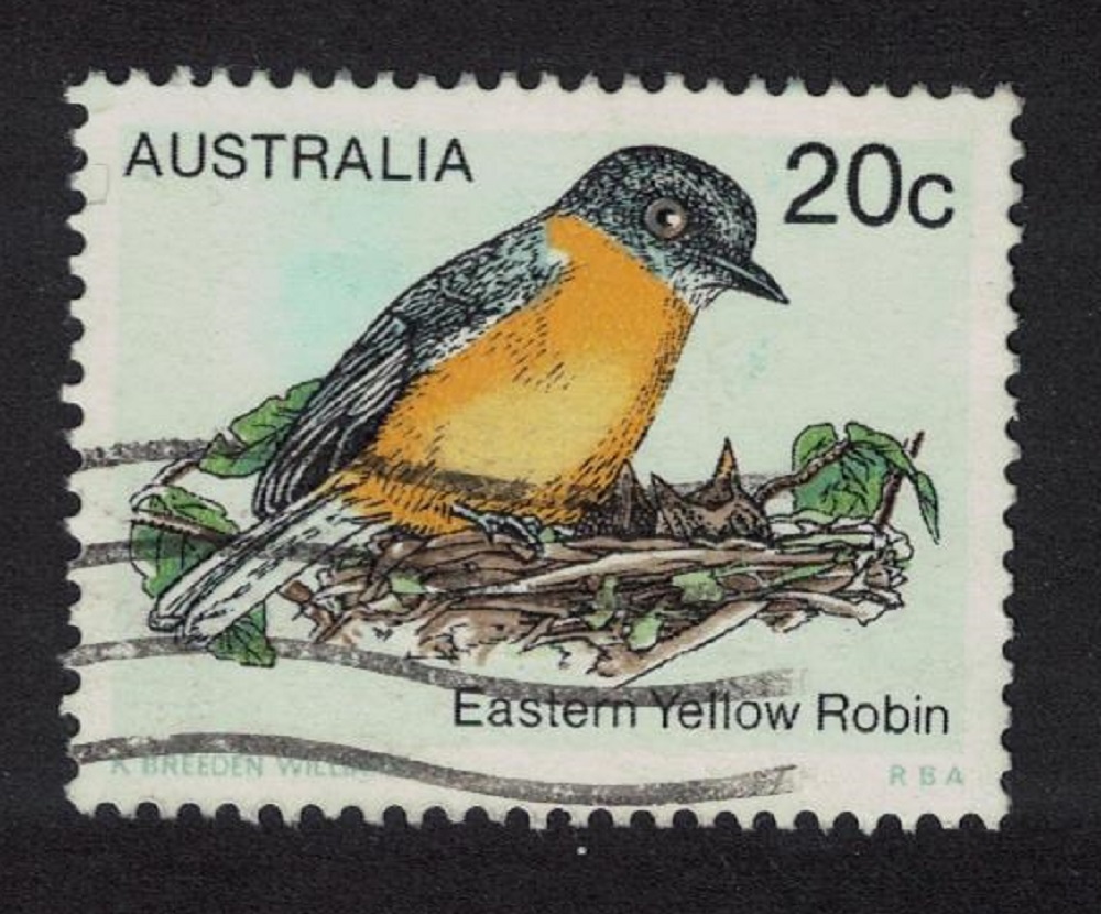 Australia Eastern Yellow Robin Bird 20c 1979 Canc SG#674