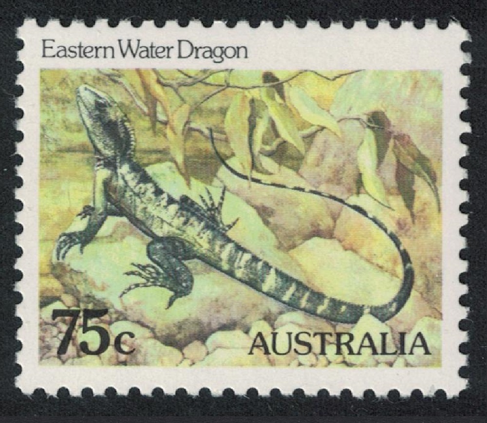 Australia Eastern Water Dragon Lizard 75c 1981 MNH SG#801