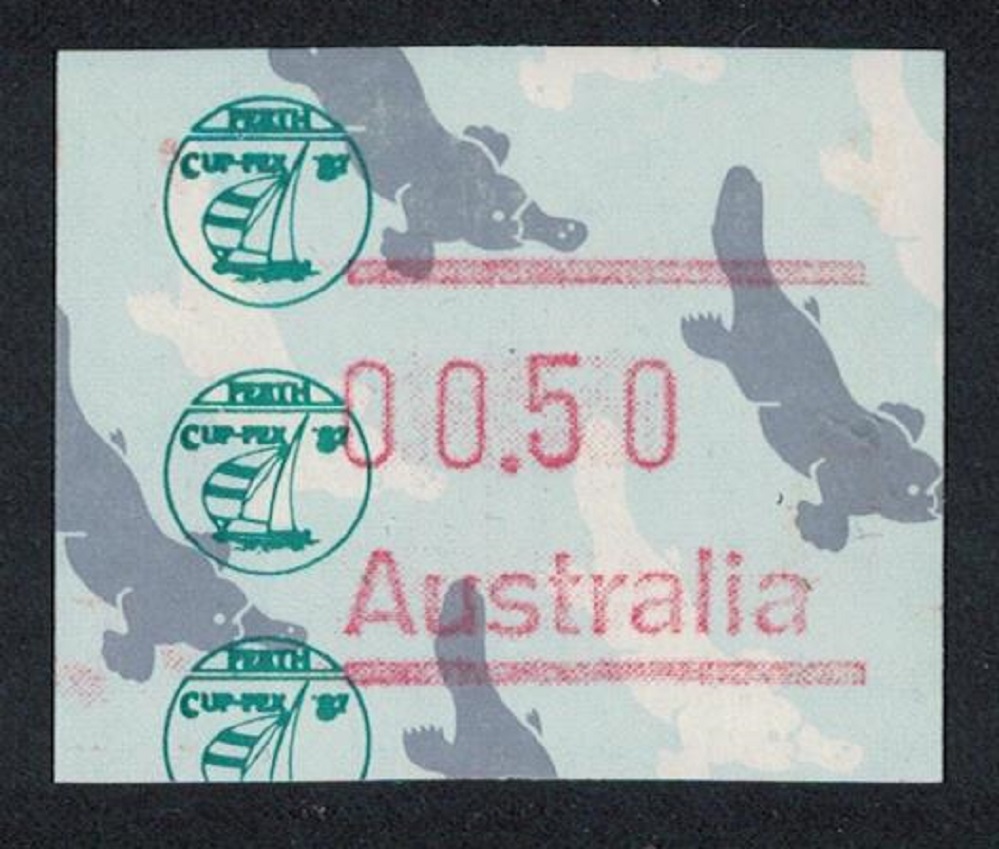 Australia Platypus Machine Labels 1987 MNH MI#7