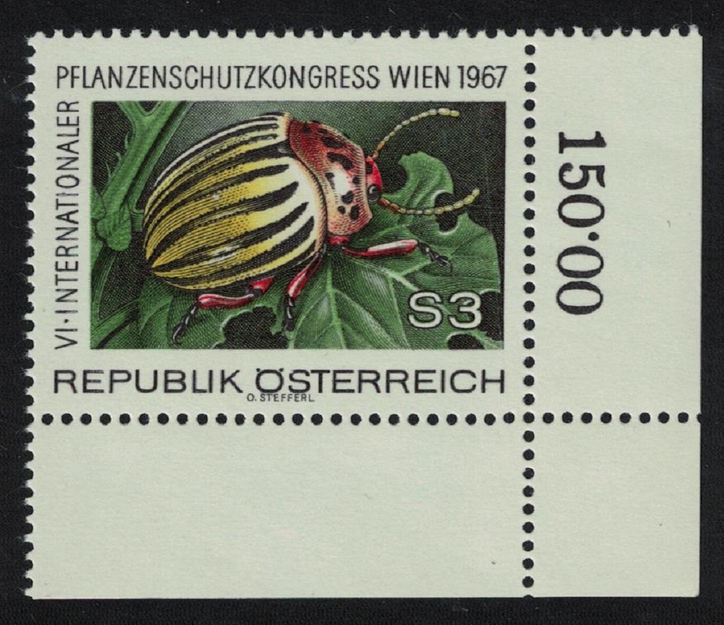 Austria Colorado Potato Beetle Insect Fauna Corner 1967 MNH SG#1504 Sc#1434