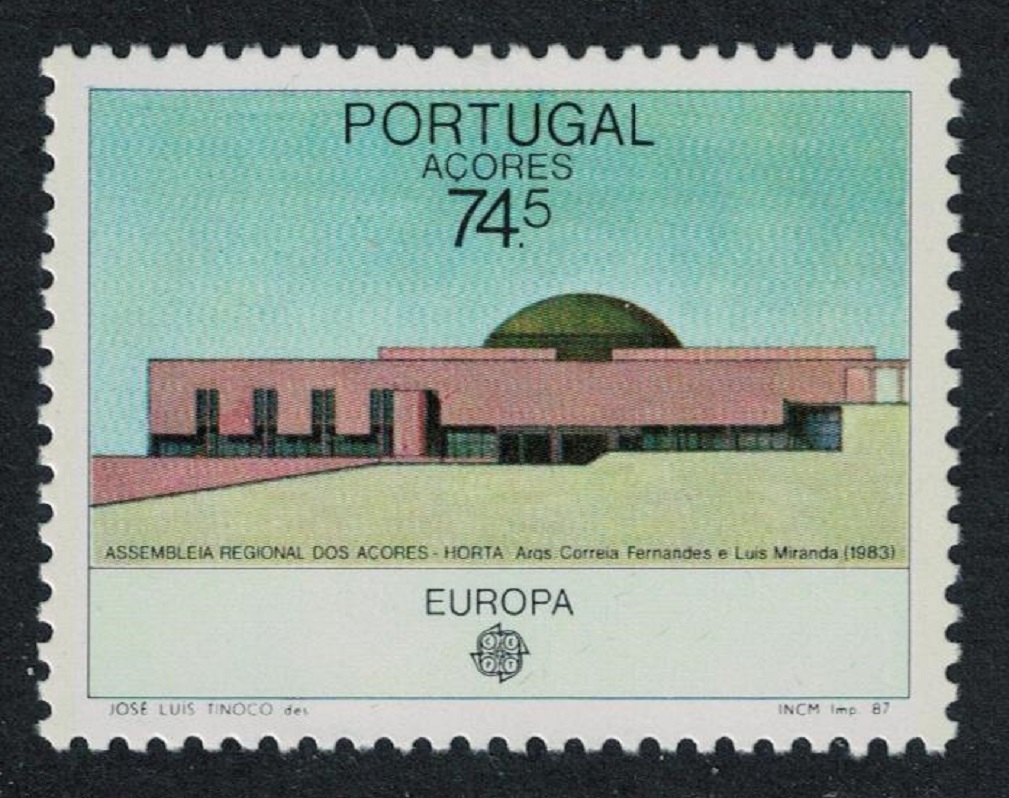 Azores Europa CEPT Architecture 1987 MNH SG#476