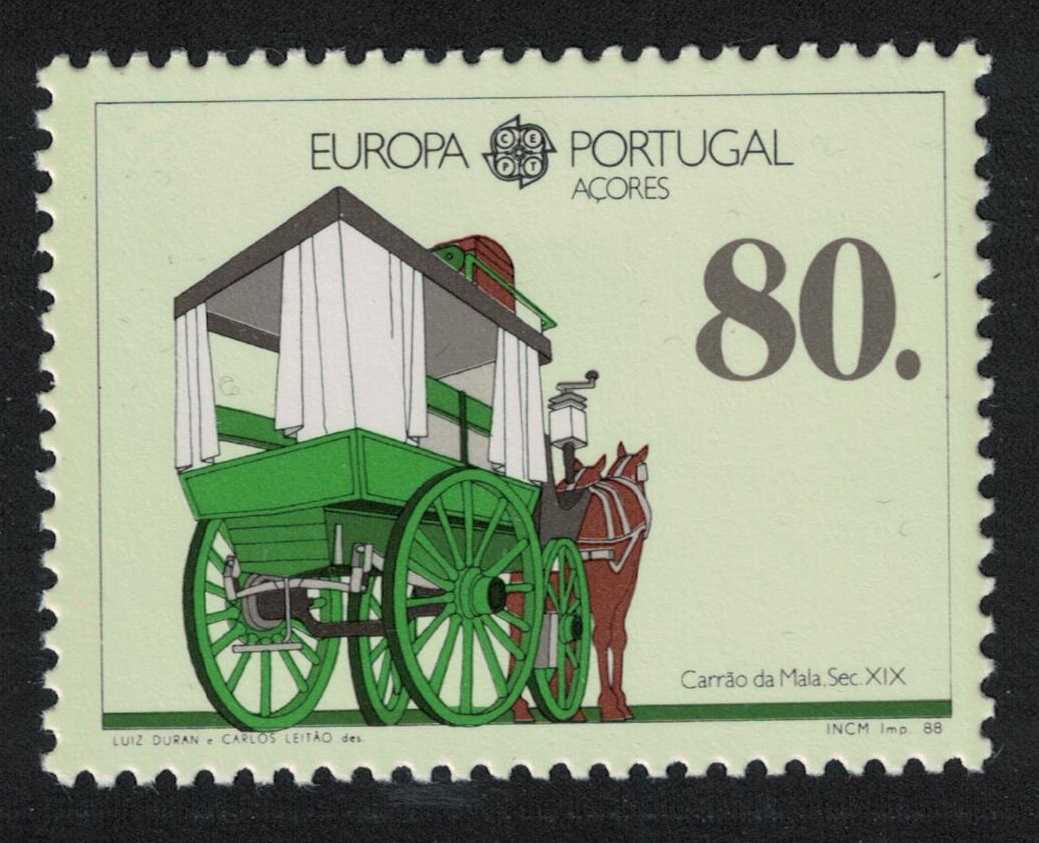 Azores Europa Transport and Communications 1988 MNH SG#484