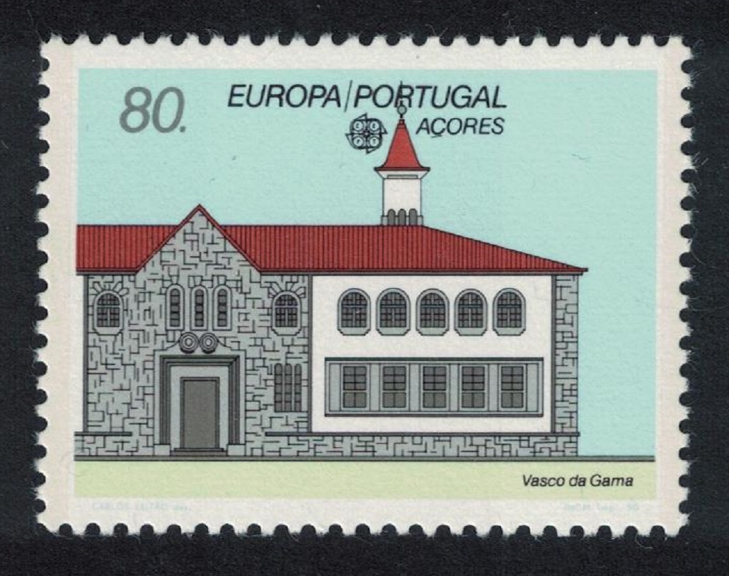 Azores Europa PO Buildings 1990 MNH SG#504