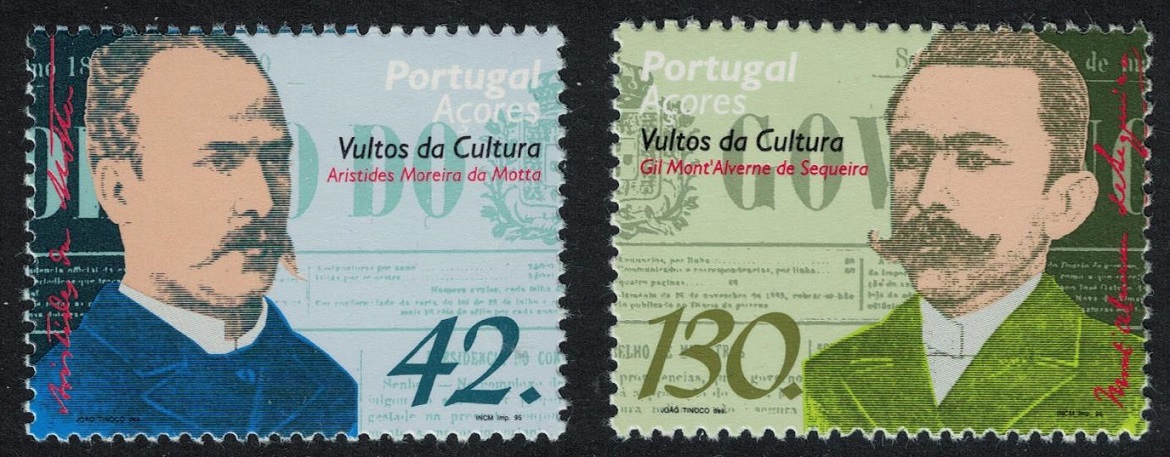 Azores Pro-autonomy activists 2v 1995 MNH SG#547-548