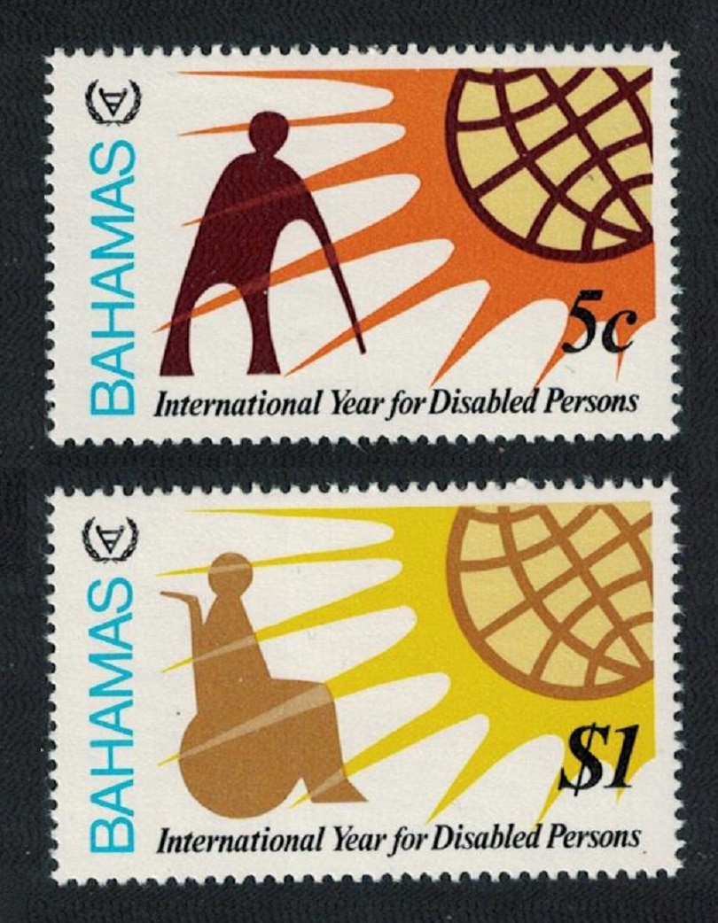 Bahamas International Year of Disabled People 2v 1981 MNH SG#578-579