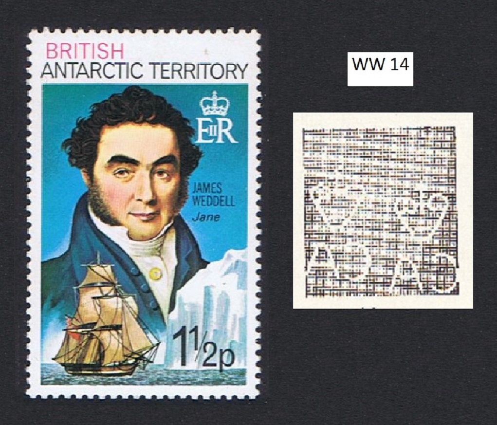 British Antarctic Territory 1½ p - James Weddell and &#39;Jane&#39; Explorer 1978 MNH SG#66