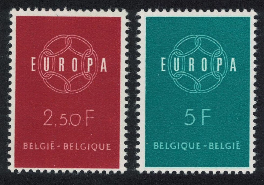 Belgium Europa 2v 1959 MNH SG#1702-1703