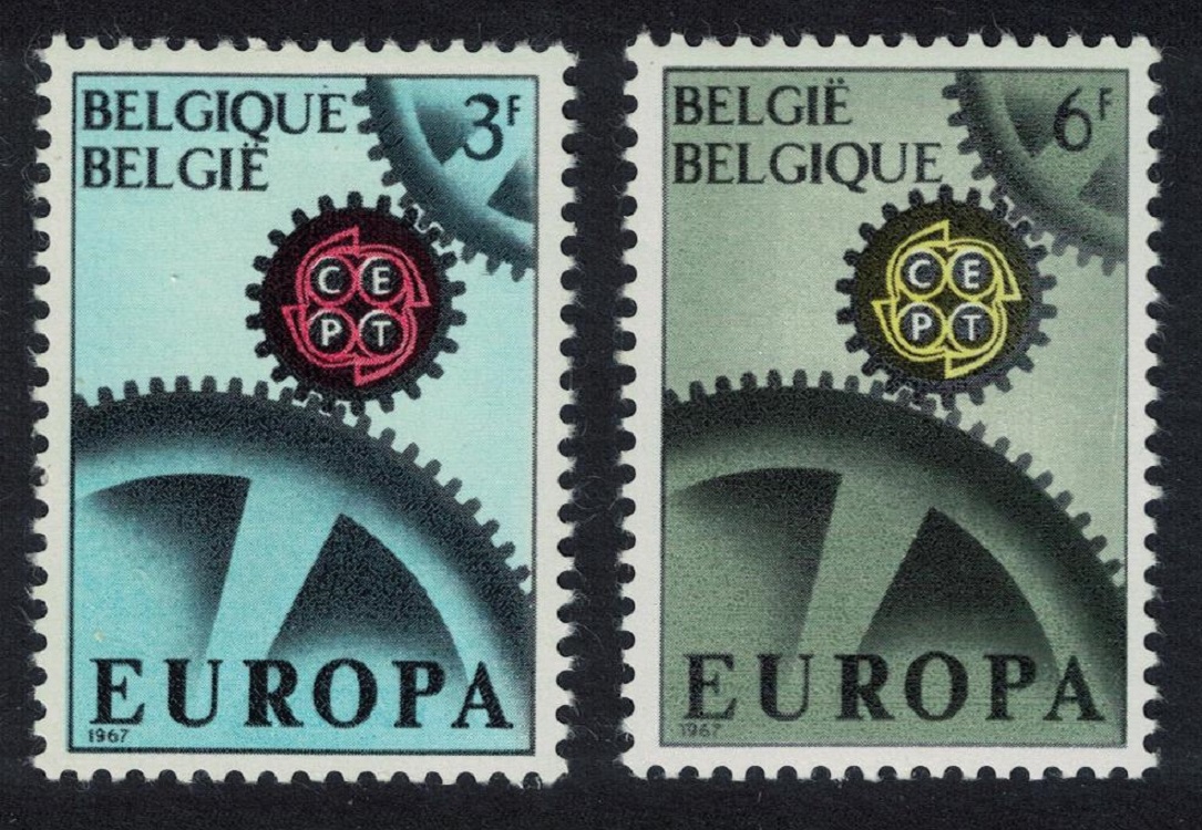 Belgium Europa 2v 1967 MNH SG#2013-2014