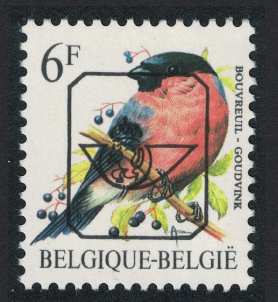 Belgium Northern Bullfinch Bird Buzin &#39;Bouvreuil&#39; 6f Precancel 1998 MNH SG#2850 MI#2347 Sc#1225