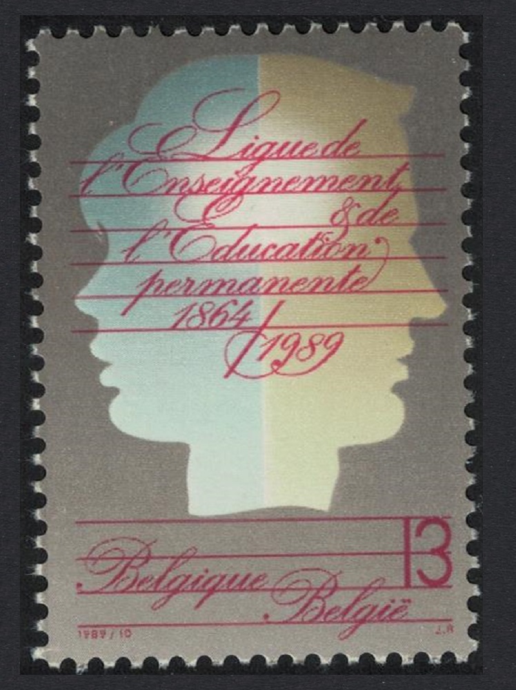 Belgium 125th Anniversary of League of Teaching and Permanent Education 1989 MNH SG#2997