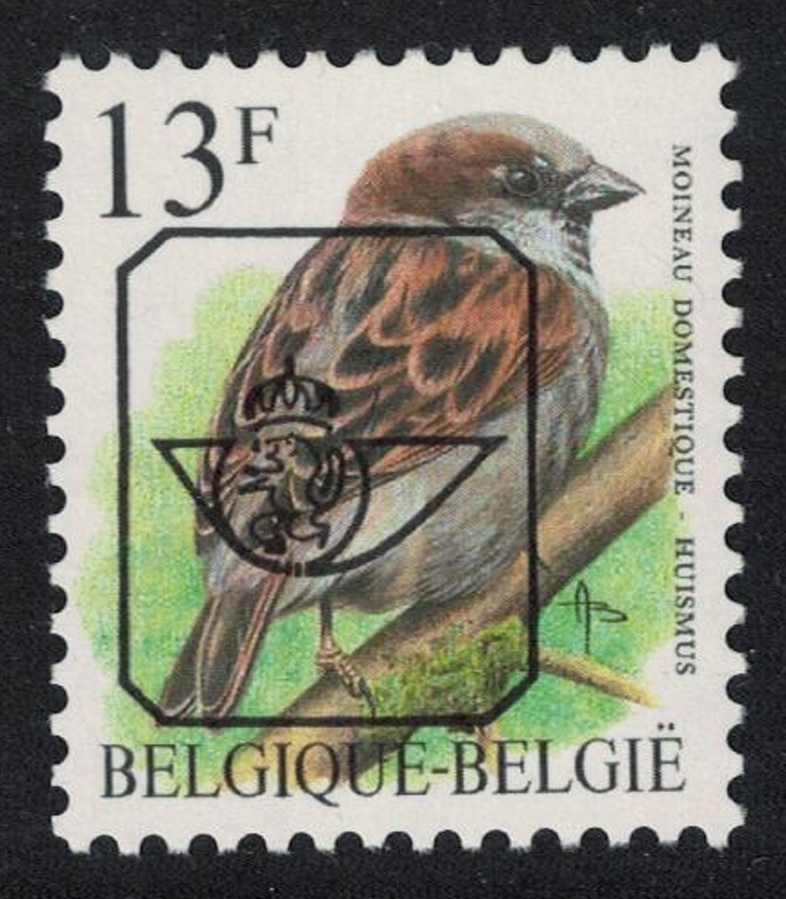 Belgium House sparrow Bird Buzin &#39;Moineau Domestique&#39; 13f Pre-cancel 1994 MNH SG#3087 MI#2585xV Sc#1446