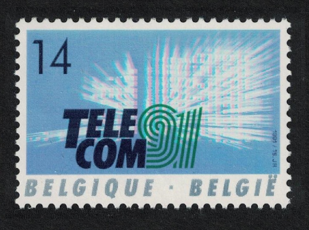 Belgium &#39;Telecom 91&#39; International Telecommunications Exhibition Geneva 1991 MNH SG#3089