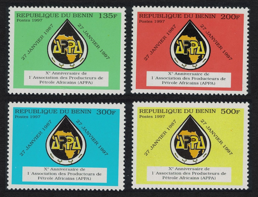 Benin African Petroleum Producers&#39; Association 4v 1997 MNH SG#1680-1683