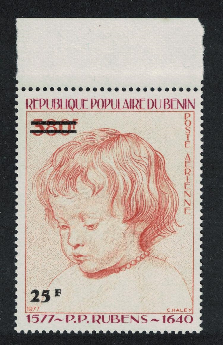 Benin &#39;Albert Rubens&#39; Painting by Rubens Ovpt 25F/380F 1983 MNH SG#898 MI#342