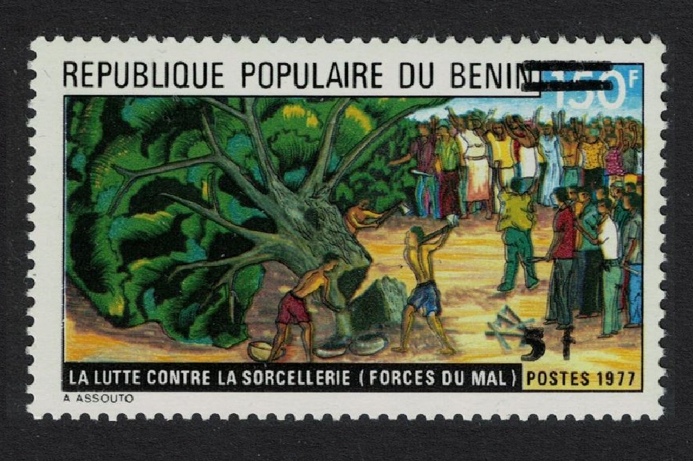 Benin Fight against Witchcraft Ovpt 1984 MNH SG#922 MI#358