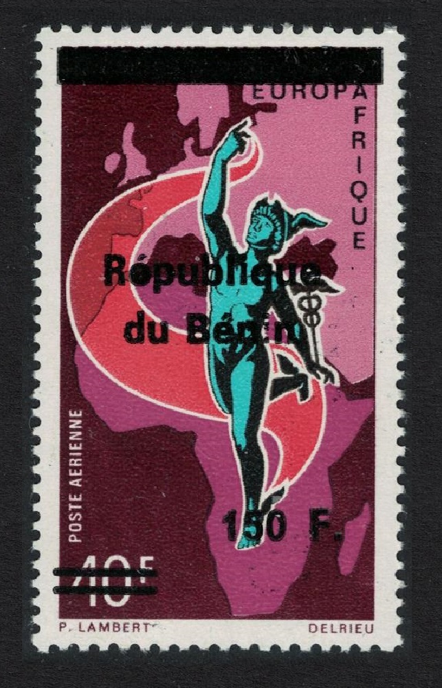 Benin EUROPAFRIQUE Mercury Ovpt 150F 1996 MNH MI#735