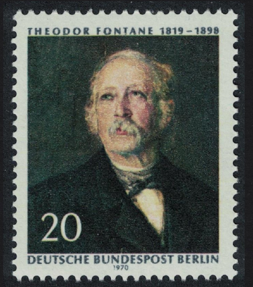 Berlin Theodor Fontane 1970 MNH SG#B344