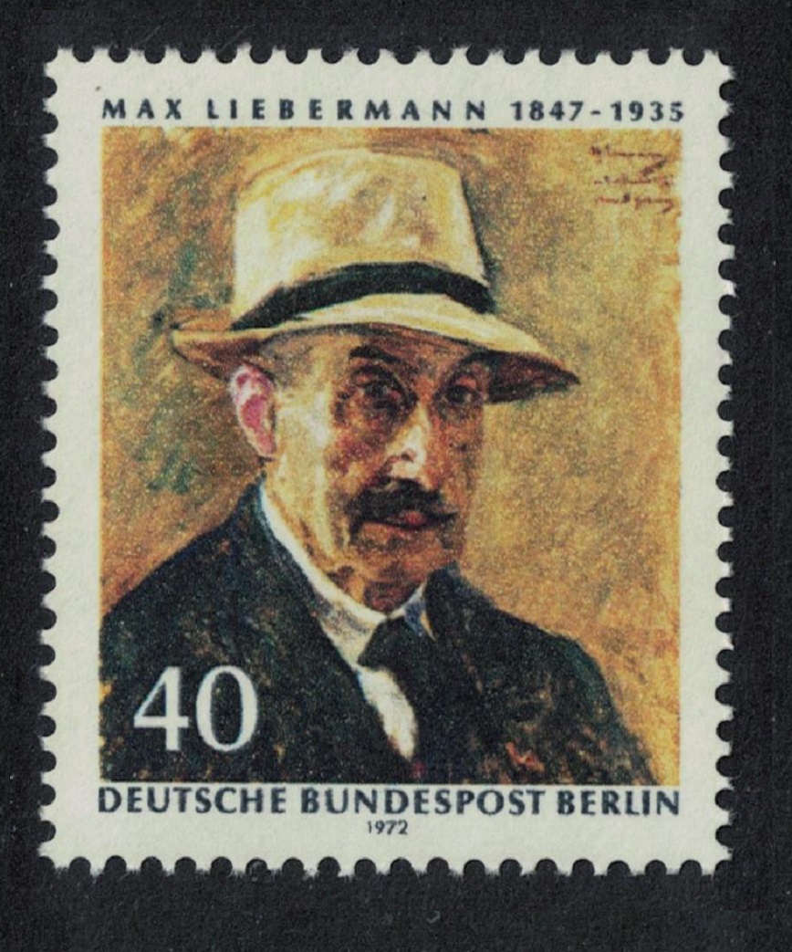 Berlin 125th Birth Anniversary of Max Liebermann painter 1972 MNH SG#B422