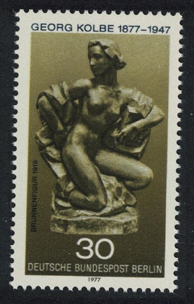 Berlin Birth Centenary of Georg Kolbe sculptor 1977 MNH SG#B531