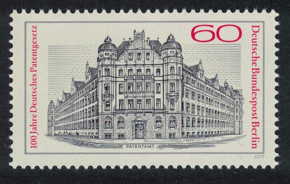 Berlin German Patent Office 1977 MNH SG#B534