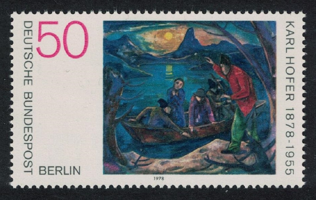 Berlin Birth Centenary of Karl Hofer Impressionist painter 1978 MNH SG#B556