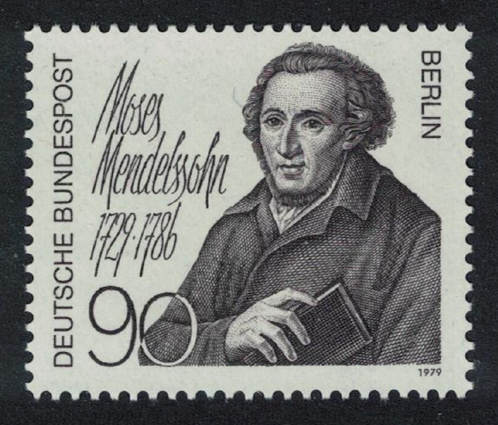 Berlin 250th Birth Anniversary of Moses Mendelssohn philosopher 1979 MNH SG#B576