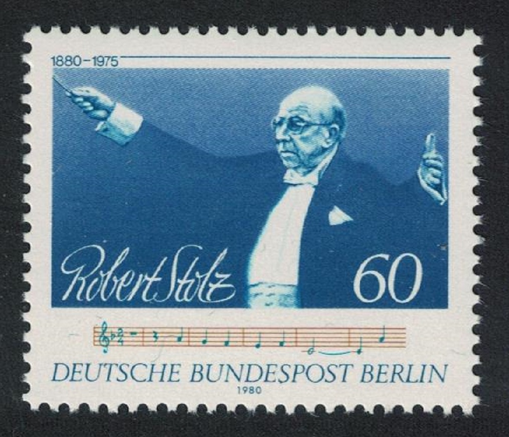 Berlin Birth Centenary of Robert Stolz composer 1980 MNH SG#B599