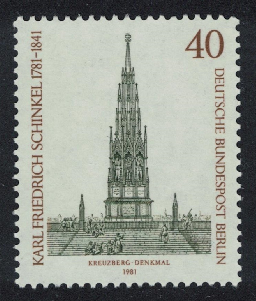 Berlin Birth Karl Friedrich Schinkel architect 1981 MNH SG#B612