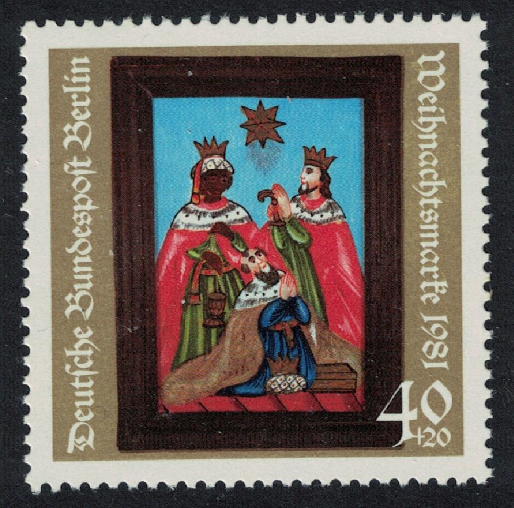 Berlin Glass Painting Christmas 1981 MNH SG#B626