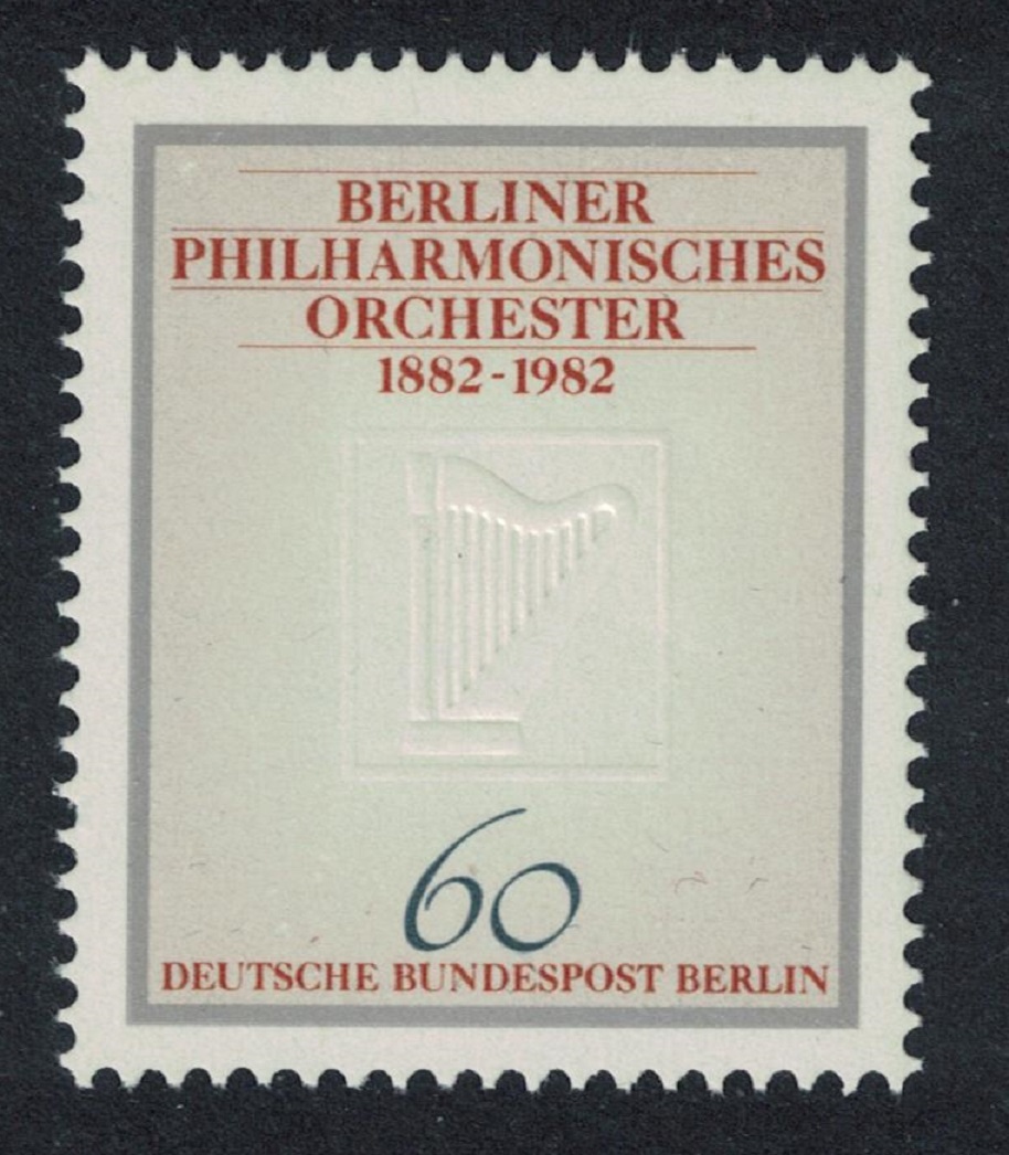 Berlin Music Harp Centenary of Berlin Philharmonic Orchestra 1982 MNH SG#B638