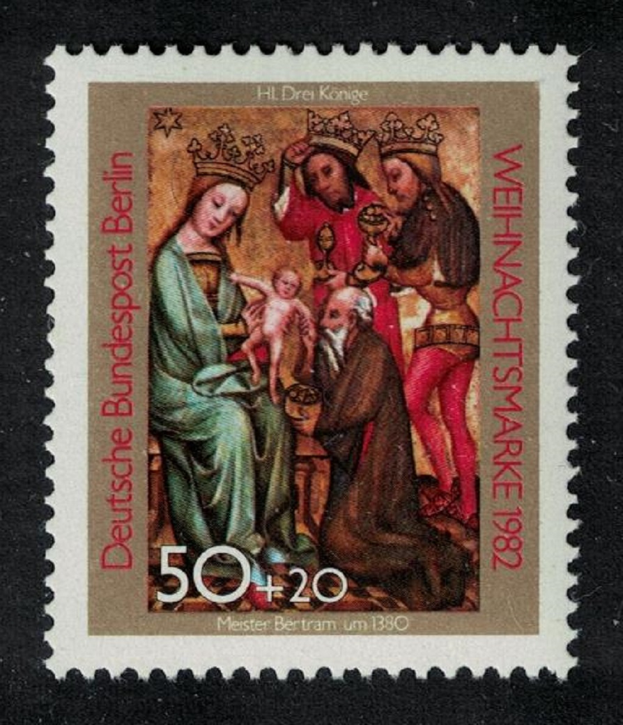 Berlin Altar Painting Christmas 1982 MNH SG#B650