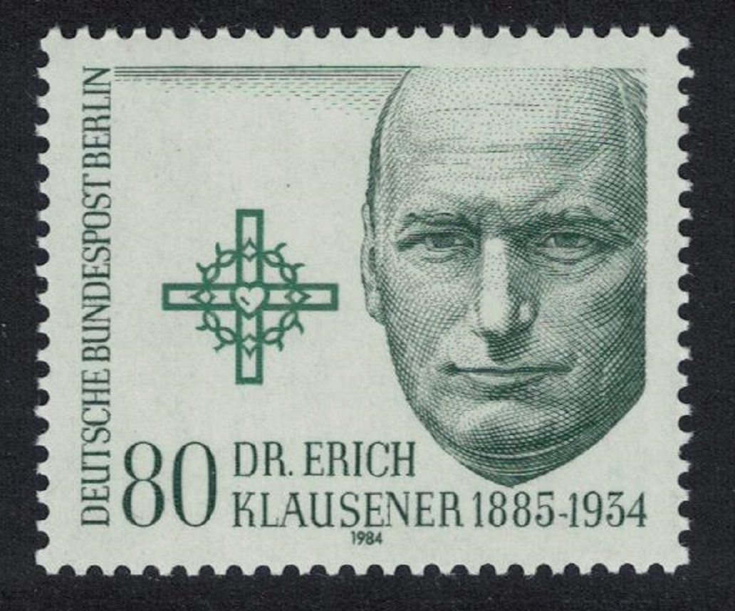 Berlin Dr Erich Klausener chairman of Catholic Action 1984 MNH SG#B681