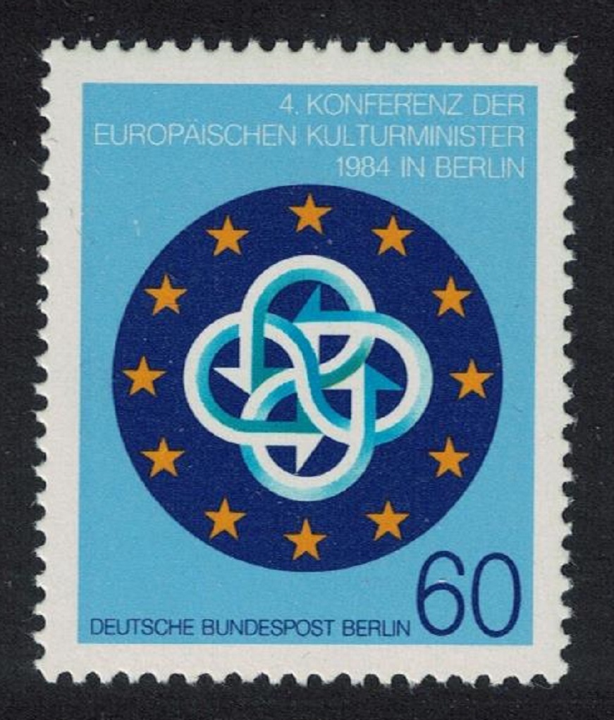 Berlin 4th European Ministers of Culture Conference Berlin 1984 MNH SG#B683