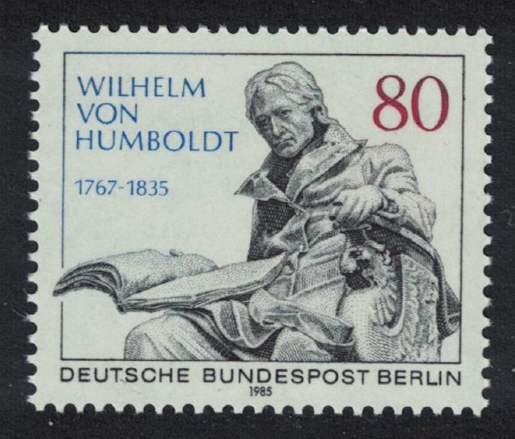 Berlin 50th Death Anniversary of Wilhelm von Humboldt philologist 1985 MNH SG#B693