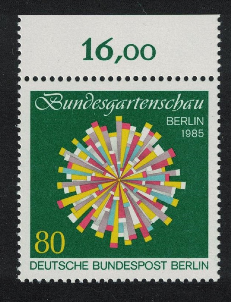 Berlin Federal Horticultural Show Berlin Top Margin 1985 MNH SG#B696